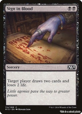 Sign in Blood [M15 - 114] NM