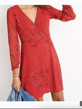 Madewell Hazelwood Wrap-Front Mini Dress in Windswept Floral