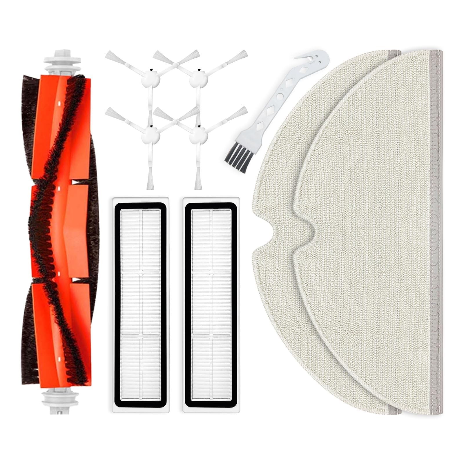 Brosse et filtre compatibles Dreame D9, L10 Pro, D9 Max : kit accessoires aspirateur