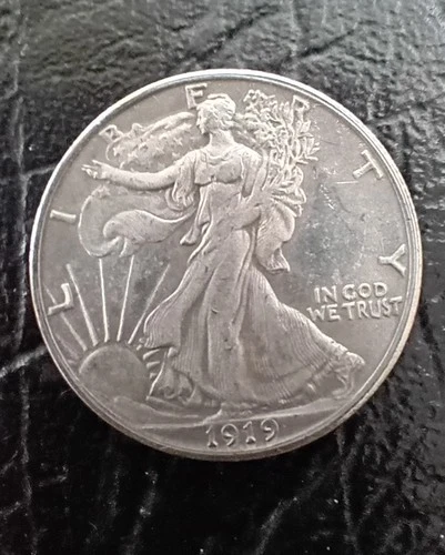 Photo of a 1919-P Walking Liberty Half Dollar from an eBay listing that sold on Jul 23, 2026