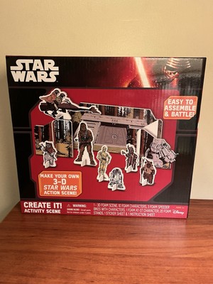 Star Wars Create It Activity Scene Make Your Own 3 D Action Scene Ages 3+