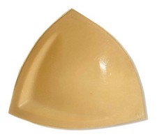 Double-Sided Sticky Bra Lift Inserts Washable Reusable Adhesive Large, Nude