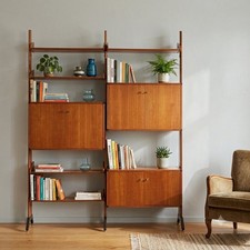 Libreria Vintage Design 'AV Arredamenti Contemporanei' Italia Anni 60 Originale