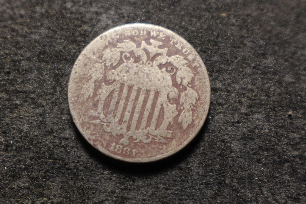 1881 Year US Shield Nickels (1866-1883) for sale | eBay