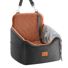 Dog Car Seat for Small with Washable Mat Memory Foam Booster Dogs Under 30lb