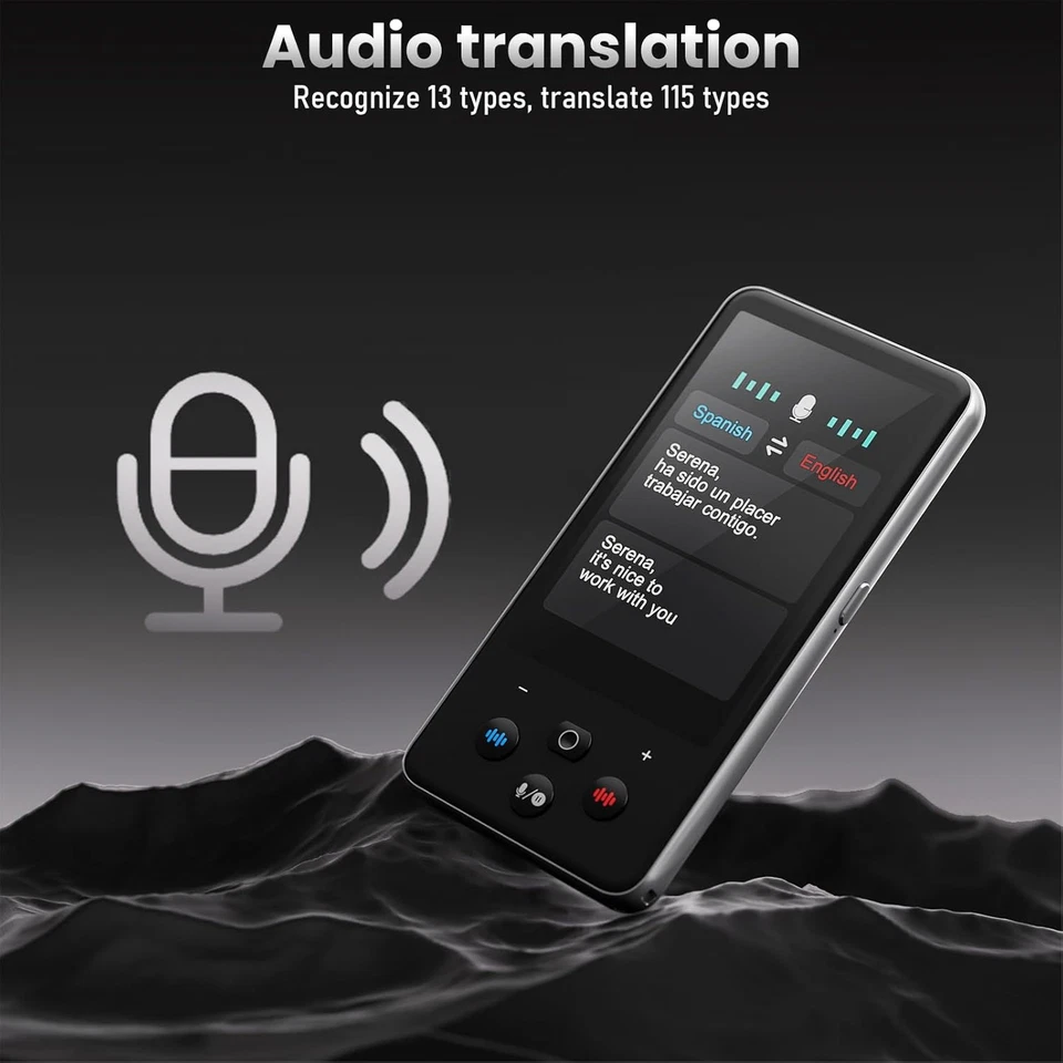 Traduttore Vocale Istantaneo 138 Multilingue, Con Wifi E Bluetooth, 19 Lingue Of - Immagine 4 di 4