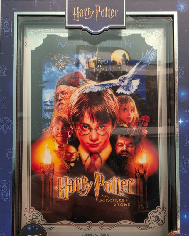 AGORO HARRY POTTER SORCERERS STONE ONE OZ SILVER FOIL - #1179/1500