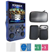 128GB,R36MAX Handheld Game Console 4.0 Inch IPS Screen,22000+ Games, Video Games