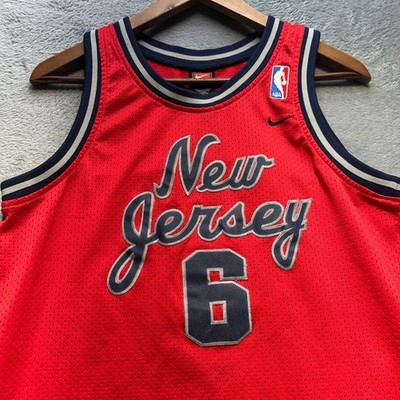 Nike New Jersey Nets Kenyon Martin 6 NBA Jersey Red Youth Large