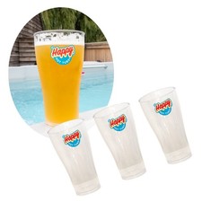 Happy Hot Tubs Plastic Beer Cups (4 Pack) Bath Hot Tub and Pool Safe Drinkware