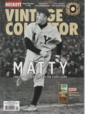 Beckett Vintage Collector Price Guide December/January Christy Mathewson Cover
