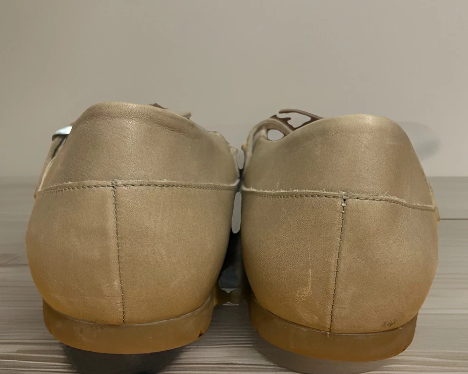 Birkenstock LISMORE Mary Janes Zapatos Correa Plana Cuero Beige Talla 40 Usados en Excelente Condición Foto 3 de 4