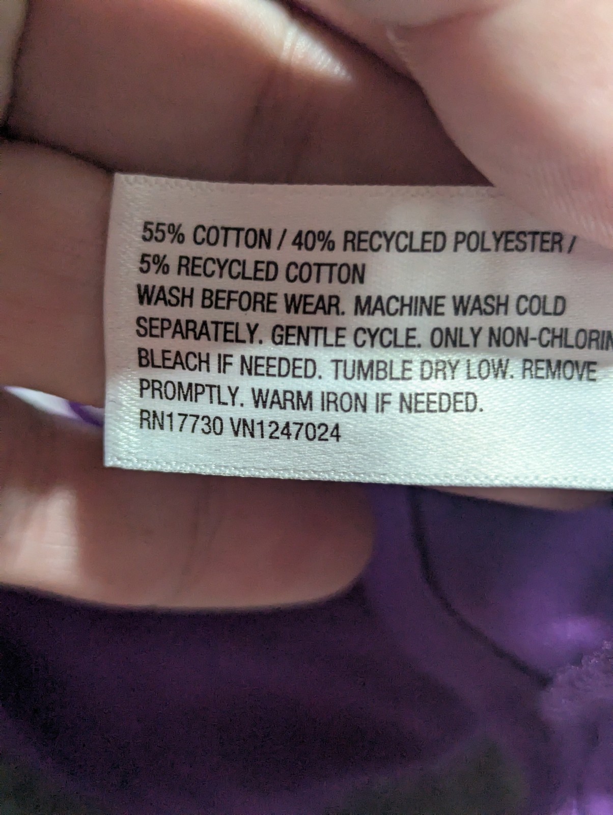 FILA Blazer da canottaggio bambino 2t maglietta viola nuovo