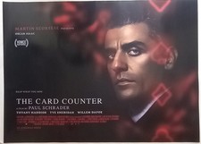 The Card Counter (2021) D/S UK Quad Poster, Oscar Issac, Paul Schrader