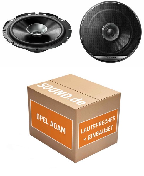 Lautsprecher Boxen Vorne Pioneer TS-G1710F FüR Opel Adam 2X Tief-MitteltöNer Mit-image
