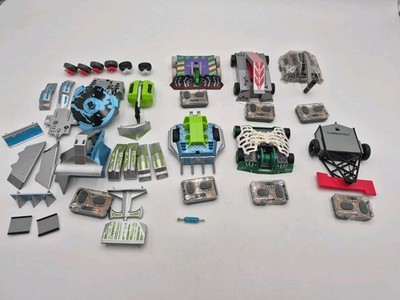 Lot Of 6 Hexbug Battlebots & Controllers, All Work + Extra Parts Complete 