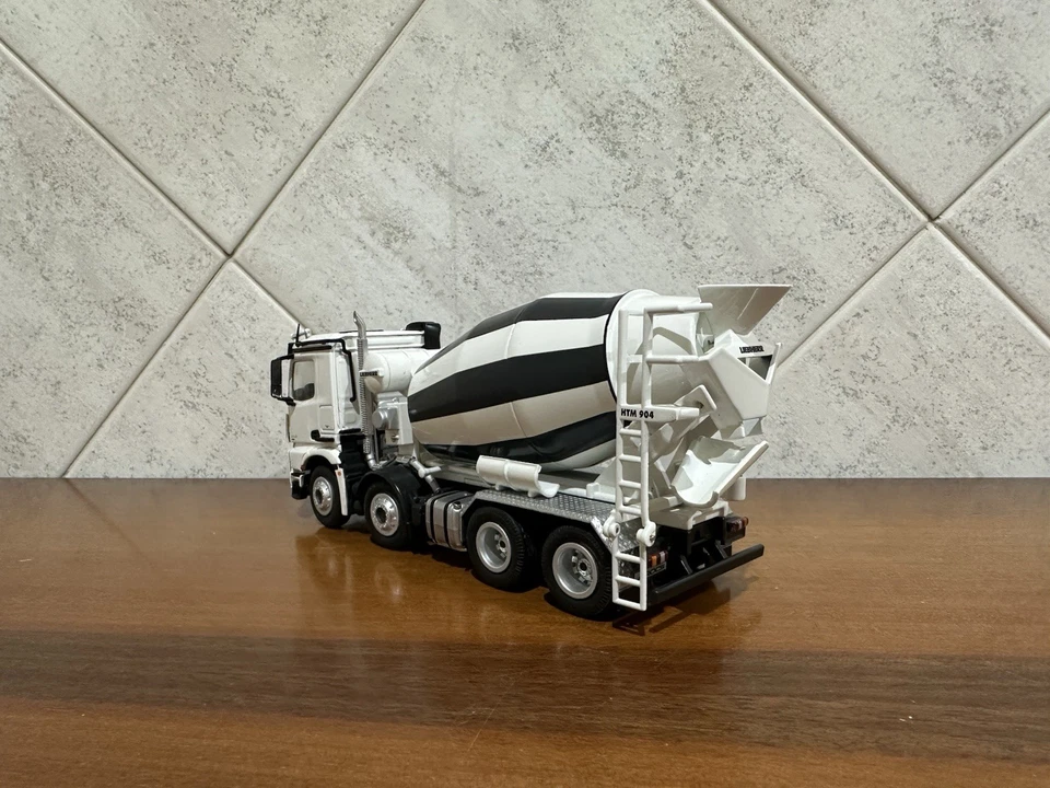 Nzg Mercedes Arocs 8x4 Liebherr, 1:50 No wsi conrad corgi Tekno Imc Joal - Immagine 2 di 4