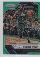 2016-17 Panini Prizm Green Prizm Rodney Hood #110 x6a