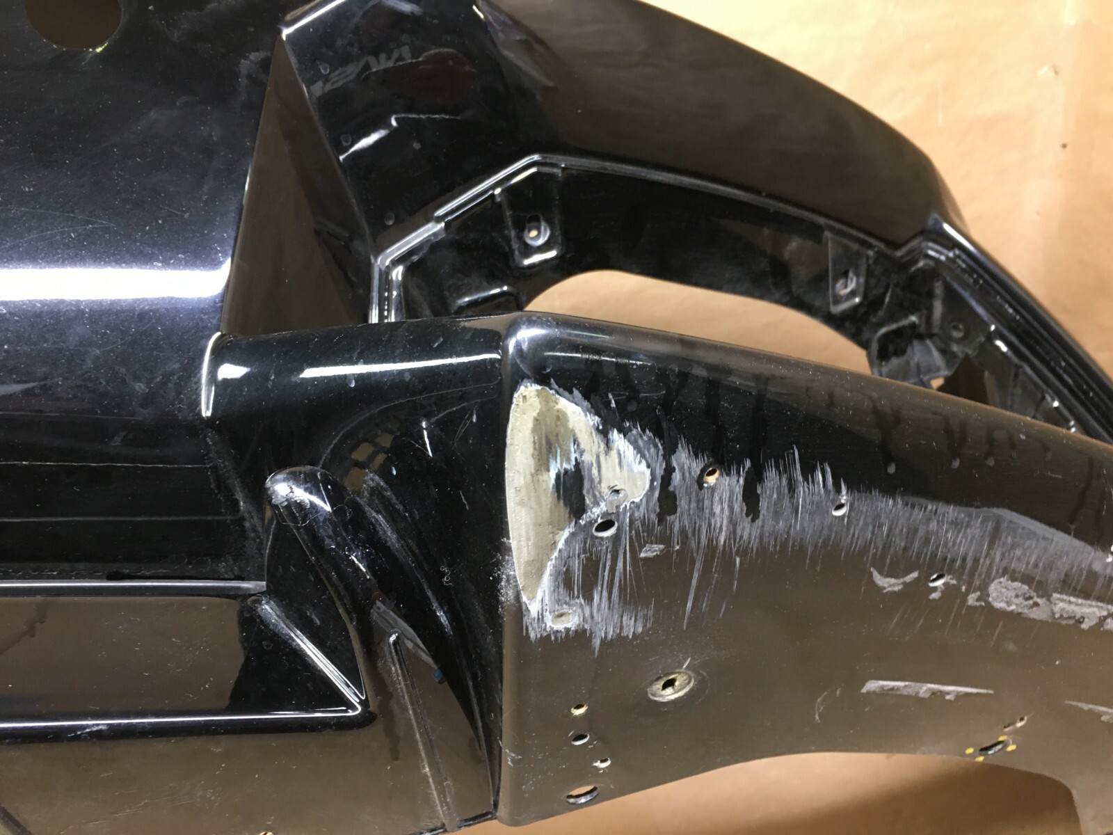 2012-2016 Lamborghini Aventador Front Bumper Cover OEM 470807113C Black