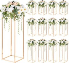 12 Pcs Metal Flower Stand with Hammer, Wedding Centerpieces, for Event Party