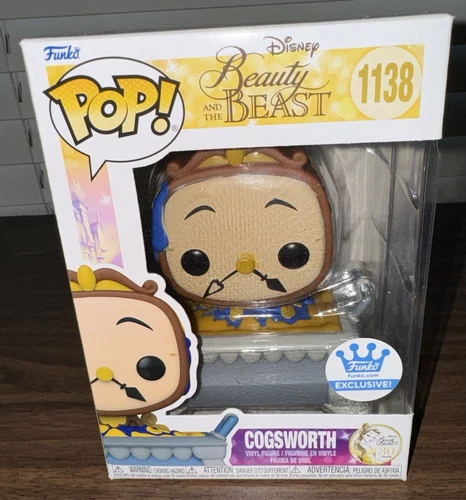 Funko Pop! Disney: Beauty And The Beast - Cogsworth #1138 - Funko (Exclusive)