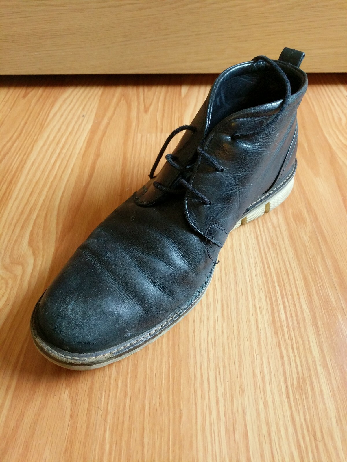 Mens Ecco Boots Size 43 Dark Navy Blue eBay