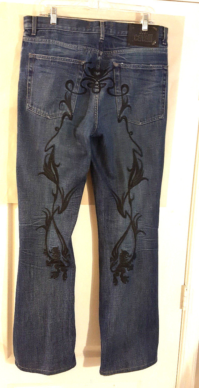 JUST CAVALLI Men Jeans 36x34 Blue 
