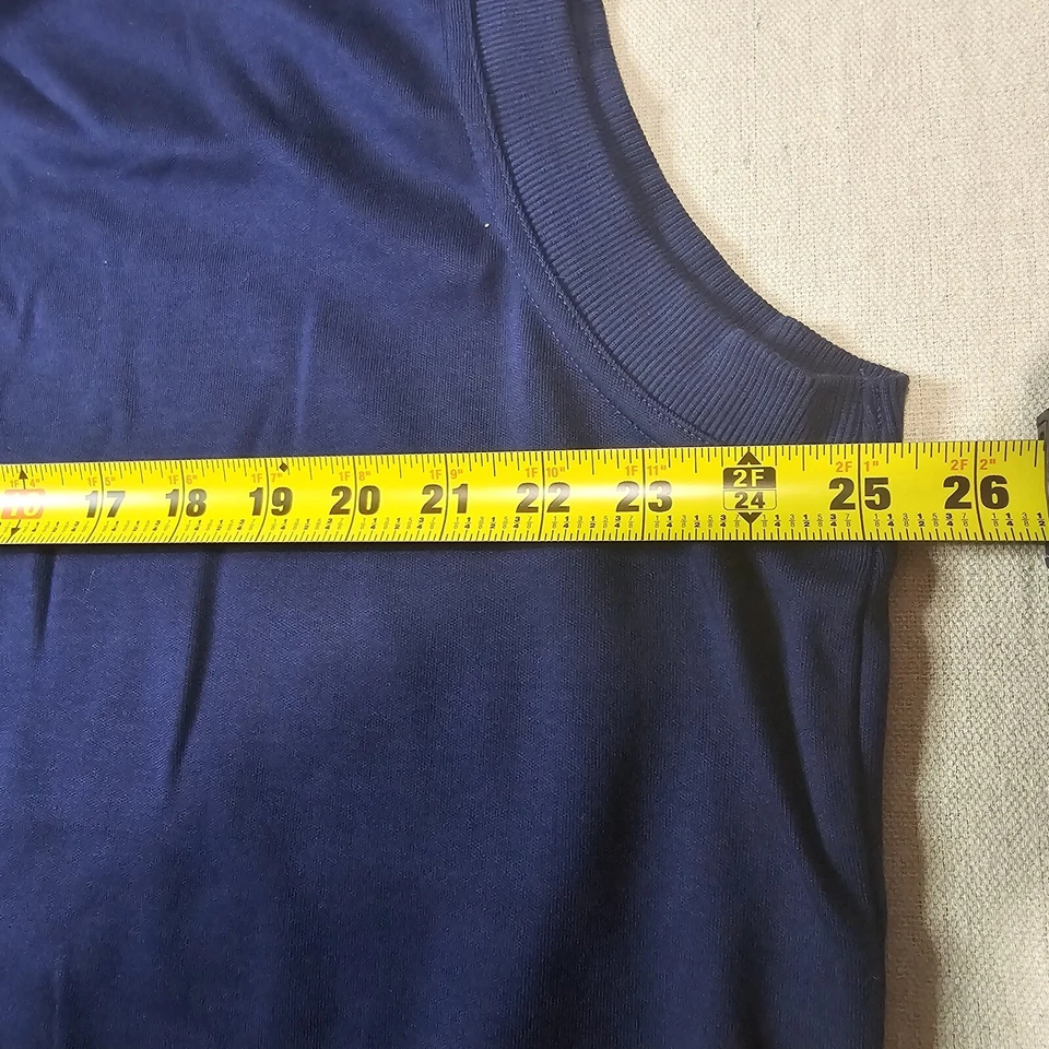 Chaleco Suéter Alan River Golf Colección Plateada Para Hombres Azul Marino Talla XXL Foto 4 de 4