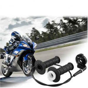Black Throttle Cable Twist Grip Set For 50 150 250cc 4 Stroke Pit Dirt Bikes Atv Ebay