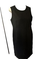 Gap Womens Shift Dress Size 4 Sleeveless Wool Blend “Little Black Dress”
