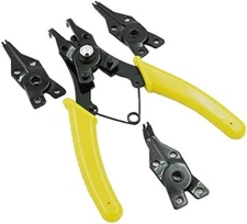 4pc Combination Circlip Snap Ring Plier Internal External ORing C-Clip