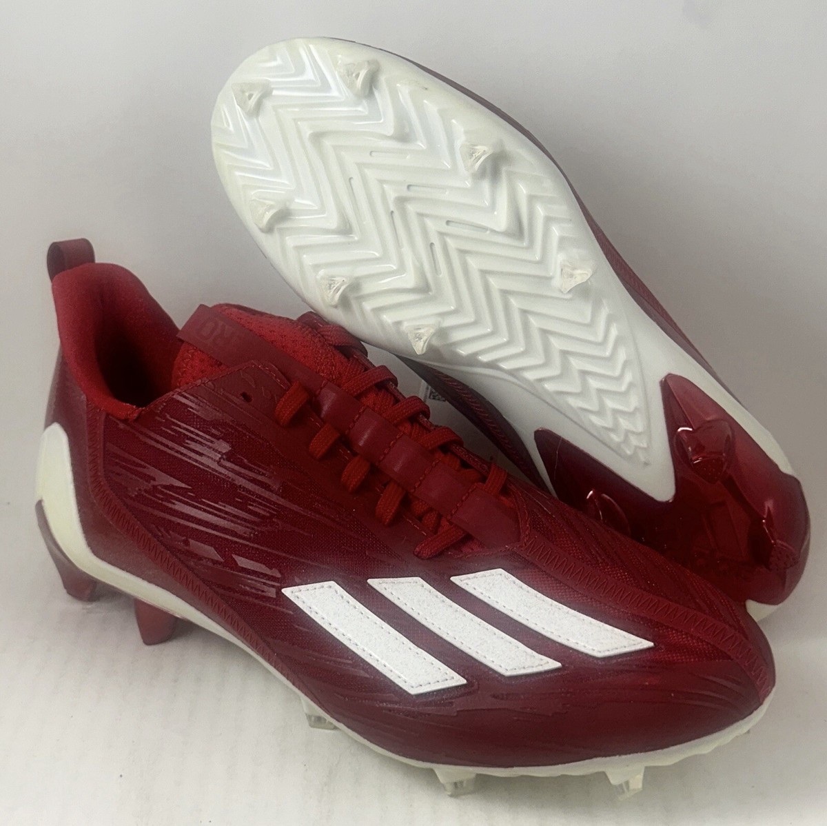 Adidas Adizero 12.0 Football Cleats Team Red White GW5058  display picture 1