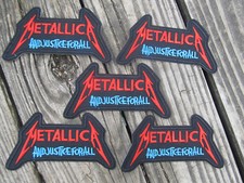 METALLICA AND JUSTICE FOR ALL Embroidered Iron On/Sew On Patch LOT