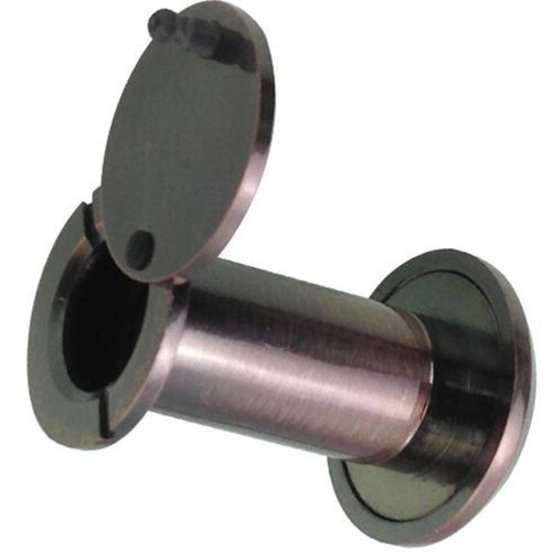 High-definition Door Mirror Cat Eyes Copper Viewer Large Viewing Angle Pinhole - Picture 3 of 11