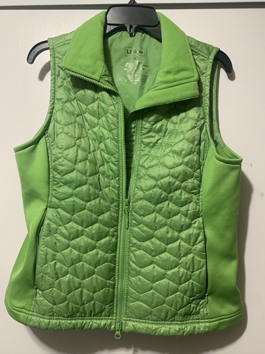 LL Bean Womens Full Zip Fleece Lined 