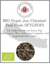 Lerbs & Hagedorn Thé Noir Bio Nepal First Flush SFTGFOP1 Jun Chiyabari 2 kg