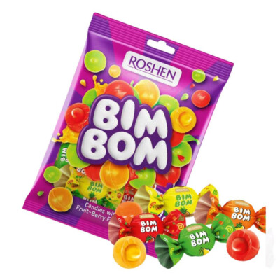 Ukrainian Sweets ROSHEN Caramel Hard Candies 