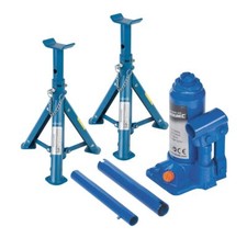 LOT POUR AUTO CHANDELLES PLIANTES ET CRIC BOUTEILLE 2T