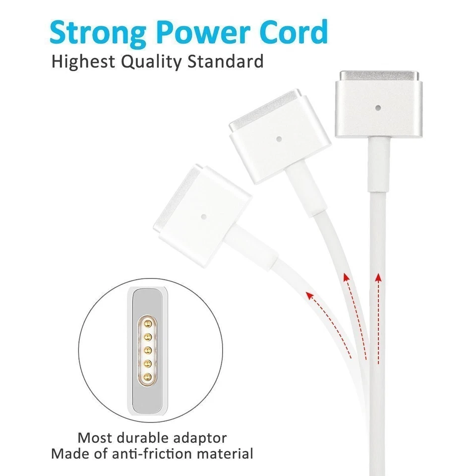45w T-Tip Power Adapter Charger for Apple Macbook Air 11" 13" 2012-Later/Genuine - Image 4 of 4
