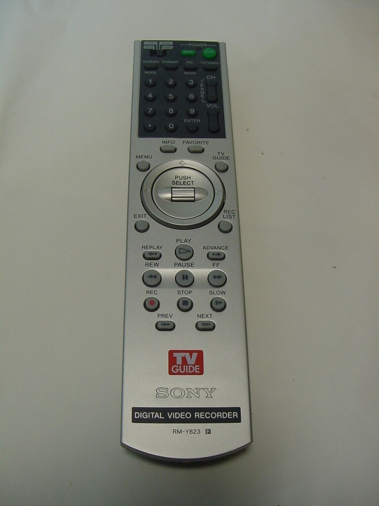 GENUINE SONY REMOTE CONTROL FOR DIGITAL VIDEO RECORDER RM-Y823
