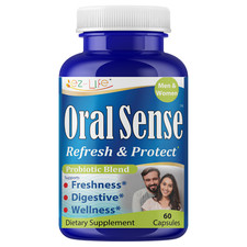 Best Oral Health Probiotic, Dental Probiotic Supplement Control Bad Breath 60Cap