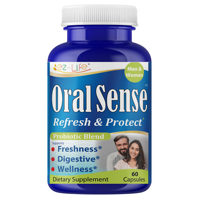 Best Oral Health Probiotic, Dental Probiotic Supplement Control Bad Breath 60Cap