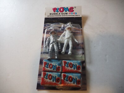 Plong Bubble Gum Toys Astronauten Bild 1, 70er Jahre OVP