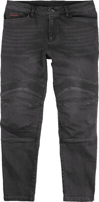 Icon Slabtown CE Mens Motorcycle Riding Jeans Black
