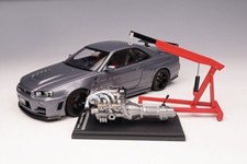 Motorhelix Nissan Skyline Gt-r (r34) Nismo Z-tune Coupe 1999 With Engine 1:18 M83409