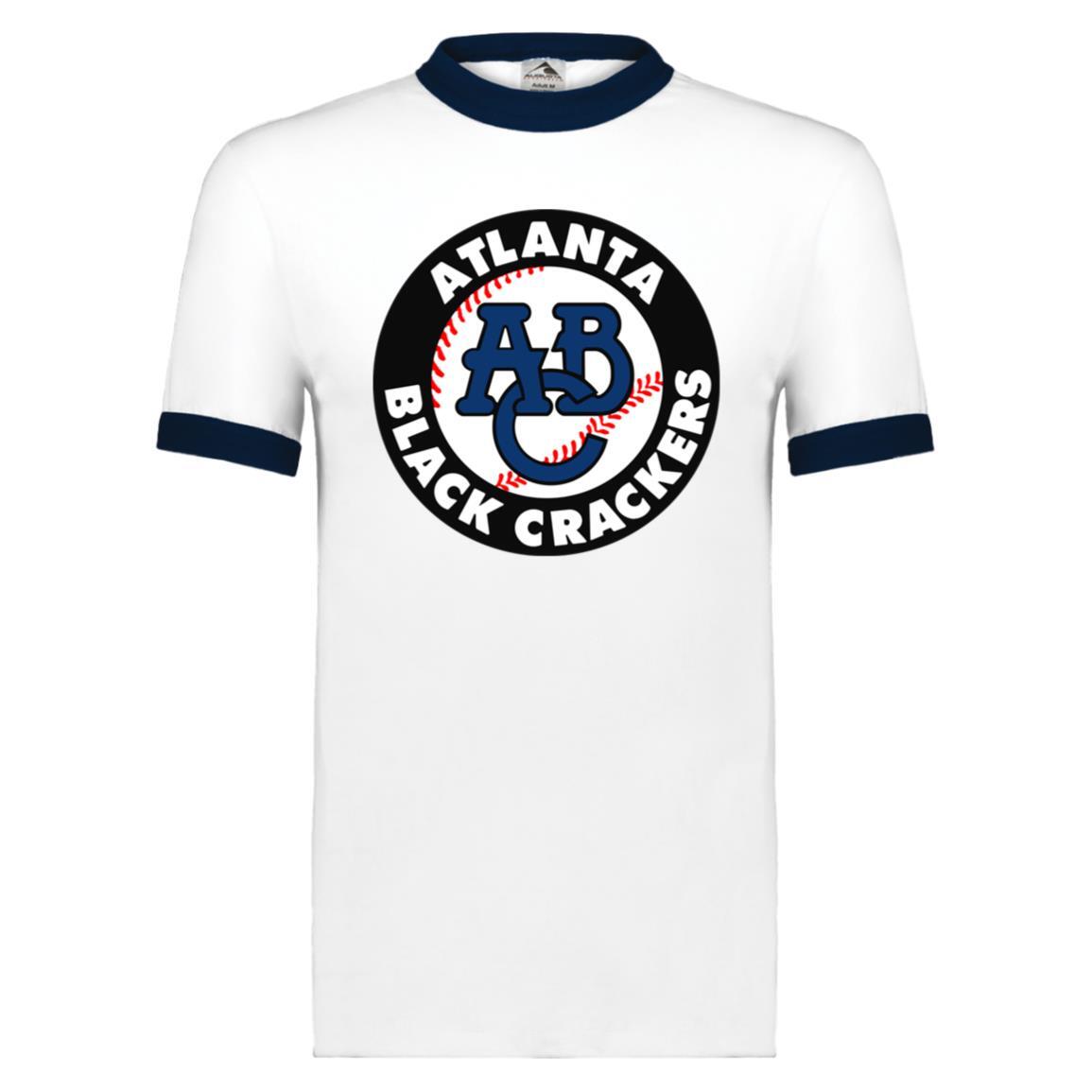 Atlanta Black Crackers Ringer T-shirt | Negro Leagues Baseball
