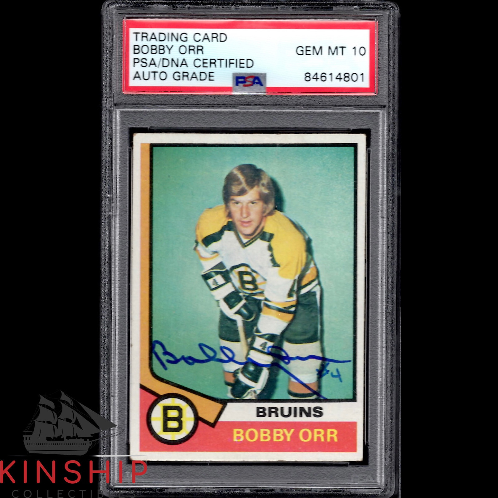 Bobby Orr signed 1974 Topps Trading Card PSA DNA Slabbed Auto 10 #100 HOF  C868 | eBay