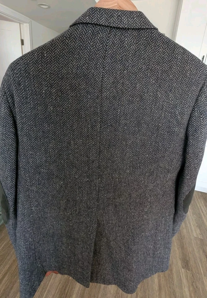 Chaqueta de tweed vintage 100 % lana 40" Foto 2 de 4