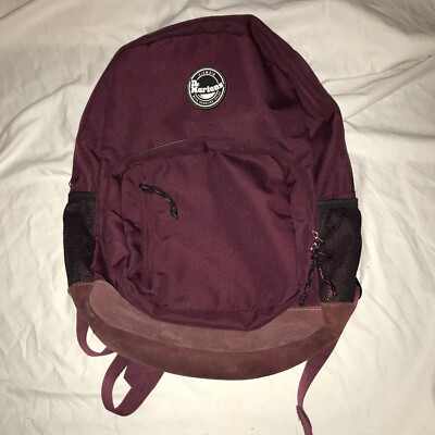 Dr Martens Backpack Maroon Canvas backpack Padded Black Red