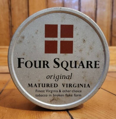 Vintage Four Square Original Matured Virginia 4 oz. Tobacco Tin
